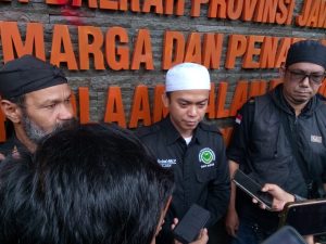 Massa GOIB Tuding Bencana di Kec.Nyalindung, Kab.Sukabumi Gegara Proyek Jalan