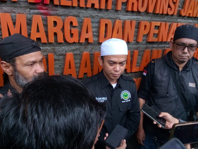 Massa GOIB Tuding Bencana di Kec.Nyalindung, Kab.Sukabumi Gegara Proyek Jalan
