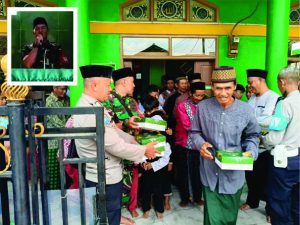 Babinsa Sumbersari Sosialisasi Penerimaan Catam TNI AD pada Jamaah Mesjid