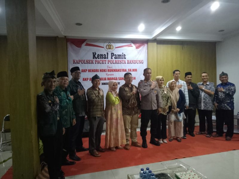 Polsek Pacet, Polresta Bandung Gelar Acara Kenal Pamit Para Petingginya