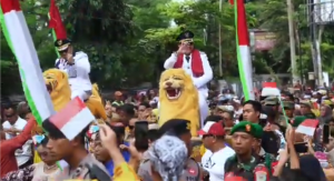 Kedatangan Rey – Agus di Subang Disambut Ribuan Massa